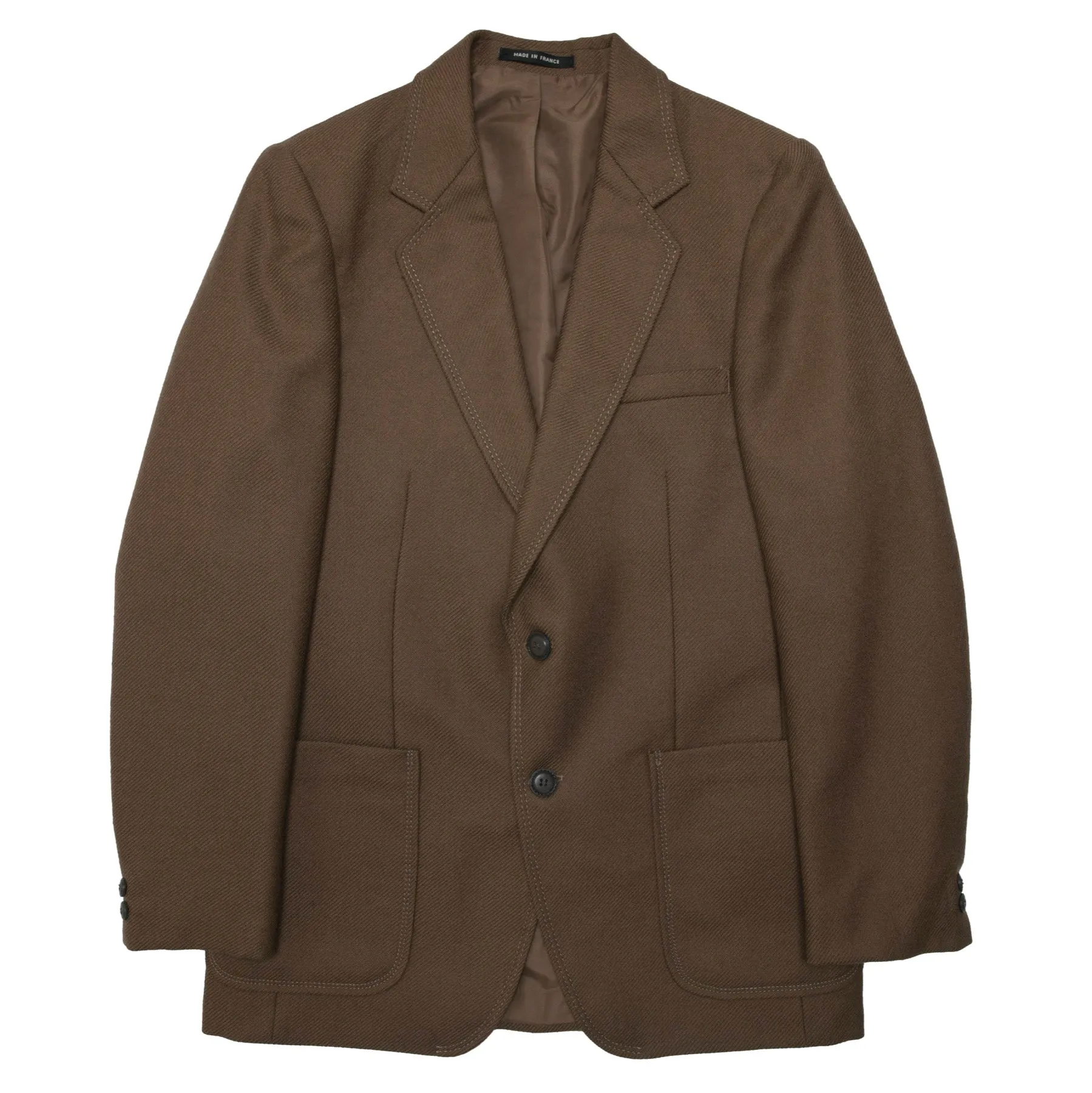 70s, Woolmark Certified, High-Twist Wool Twill, Field Blazer