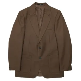 70s, Woolmark Certified, High-Twist Wool Twill, Field Blazer