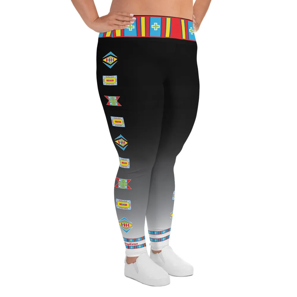 Baalaxiileetash "I am Fearless" Plus Size Leggings