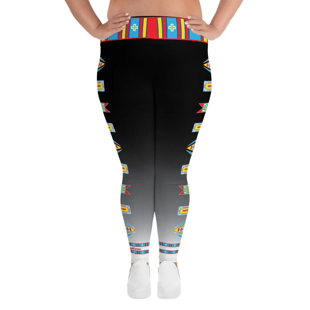 Baalaxiileetash "I am Fearless" Plus Size Leggings