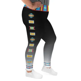 Baalaxiileetash "I am Fearless" Plus Size Leggings