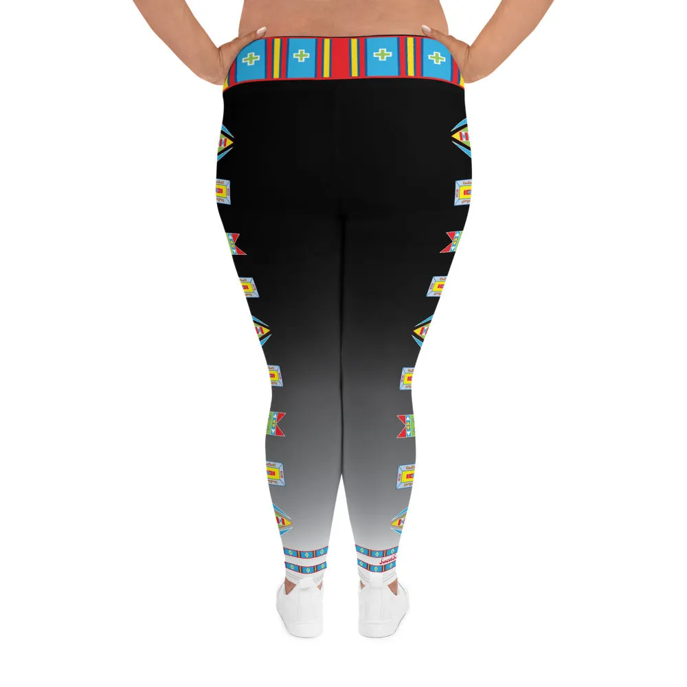 Baalaxiileetash "I am Fearless" Plus Size Leggings