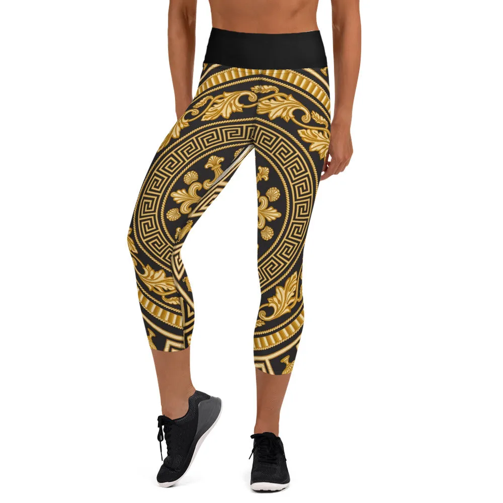 Baroque Yoga Capri Leggings