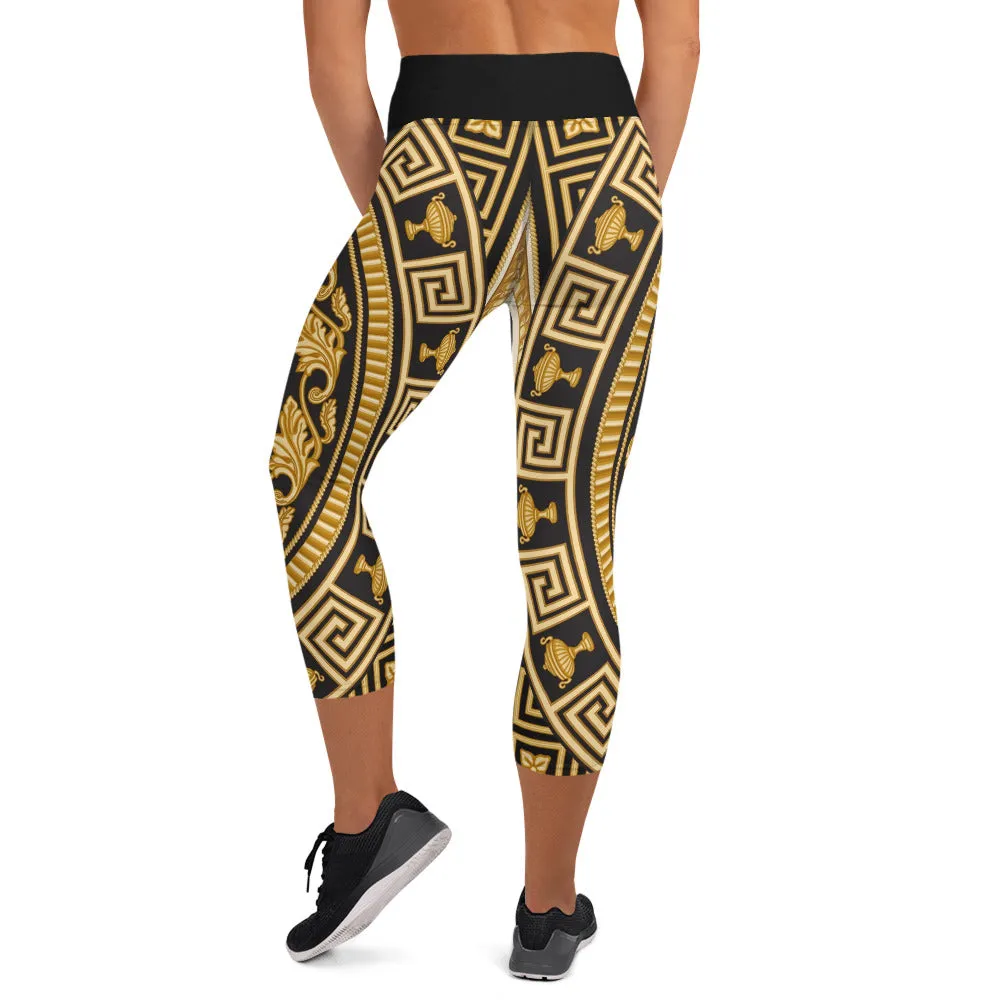 Baroque Yoga Capri Leggings