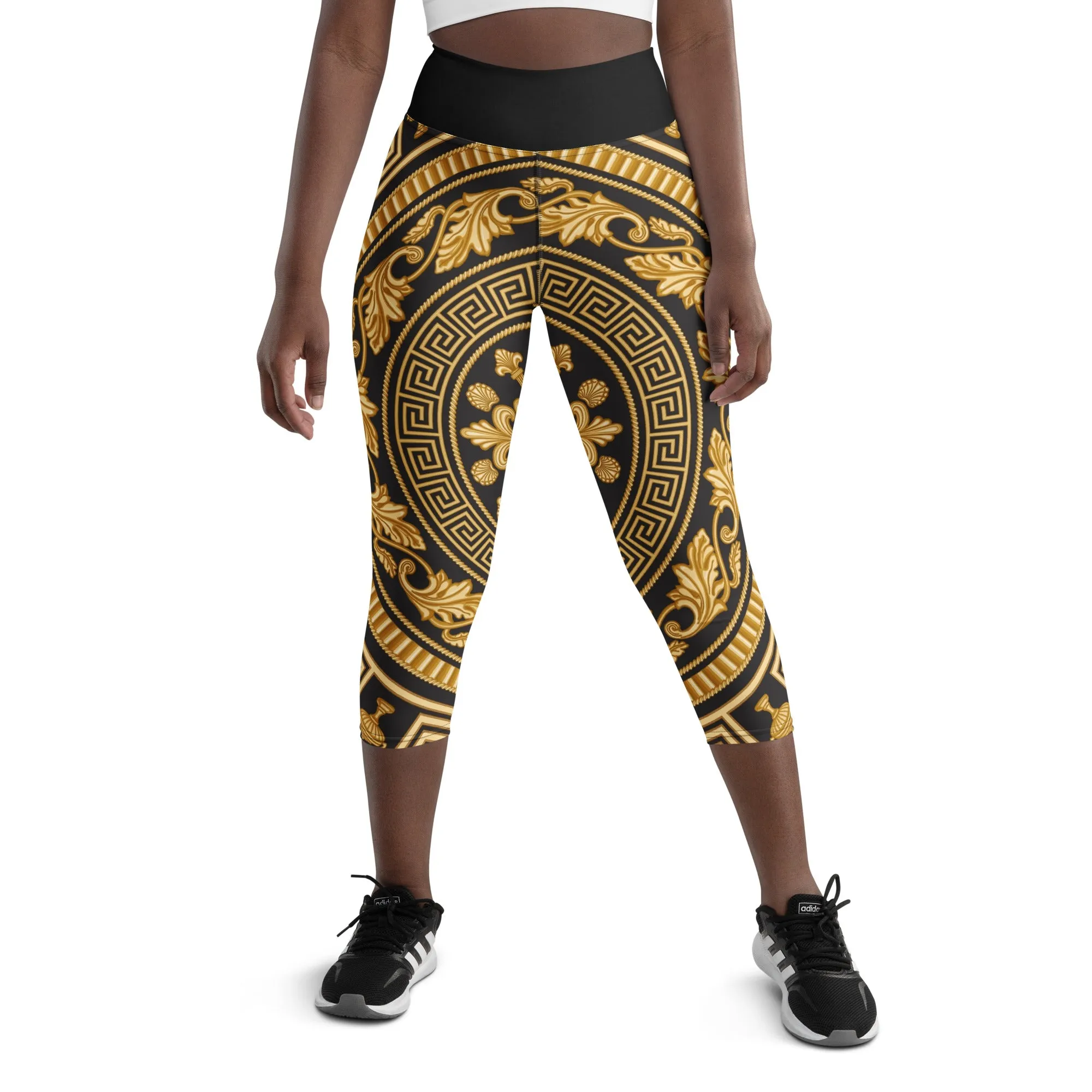 Baroque Yoga Capri Leggings