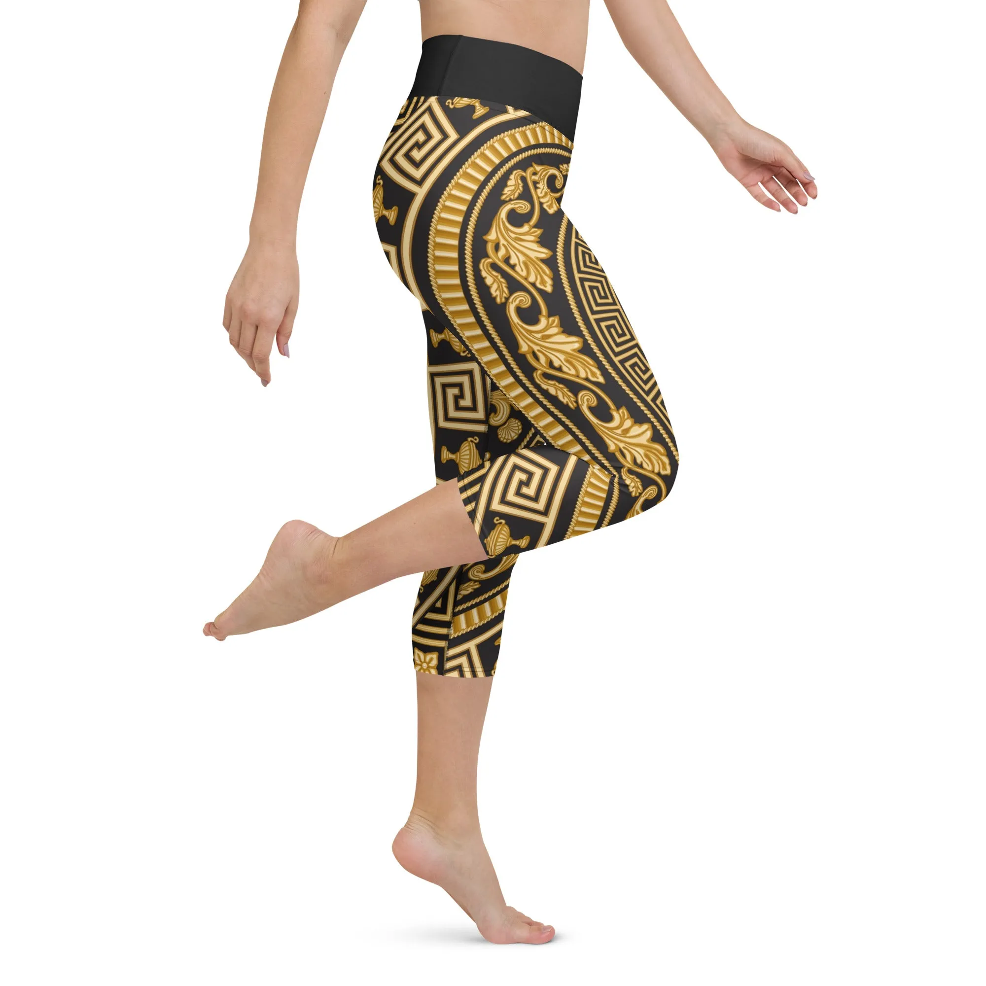 Baroque Yoga Capri Leggings