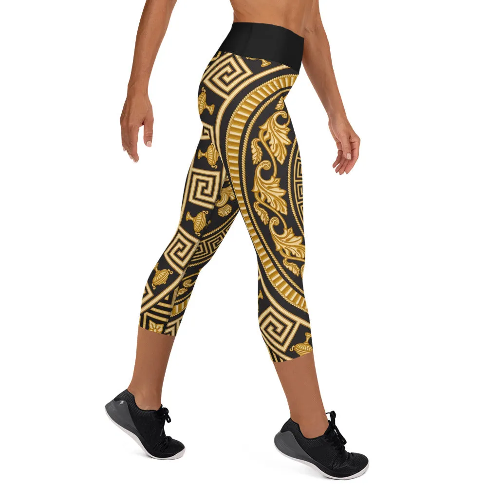 Baroque Yoga Capri Leggings