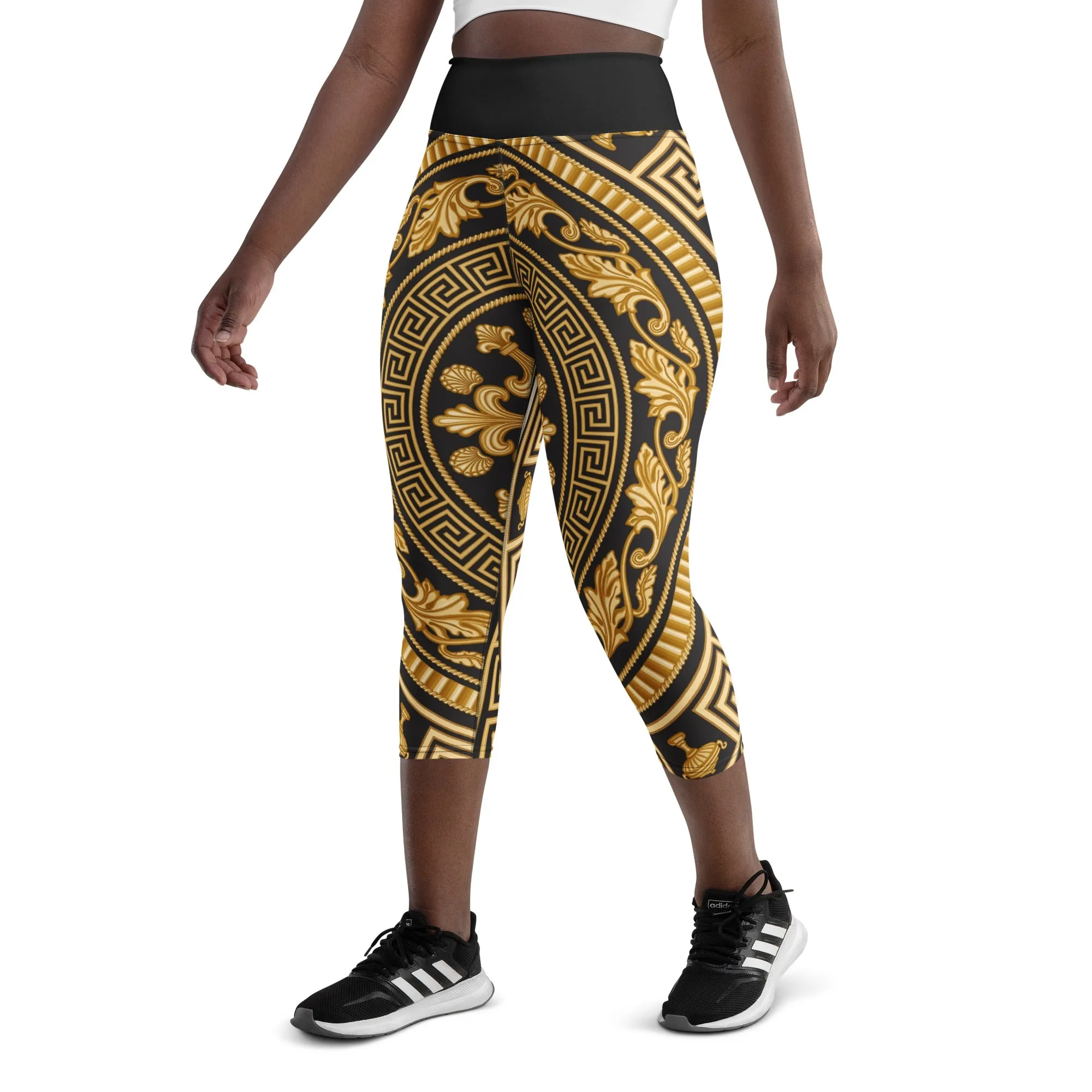 Baroque Yoga Capri Leggings