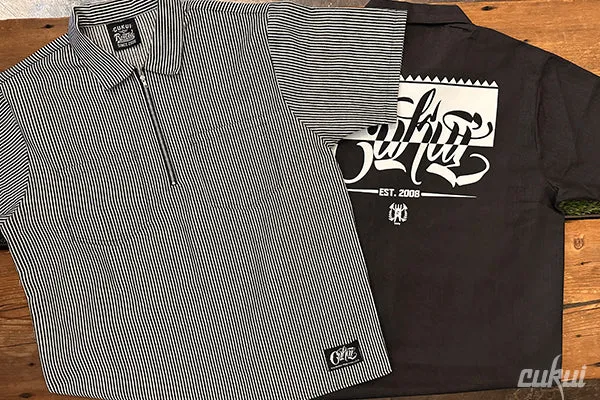 Black Denim Workshirt SS - Black