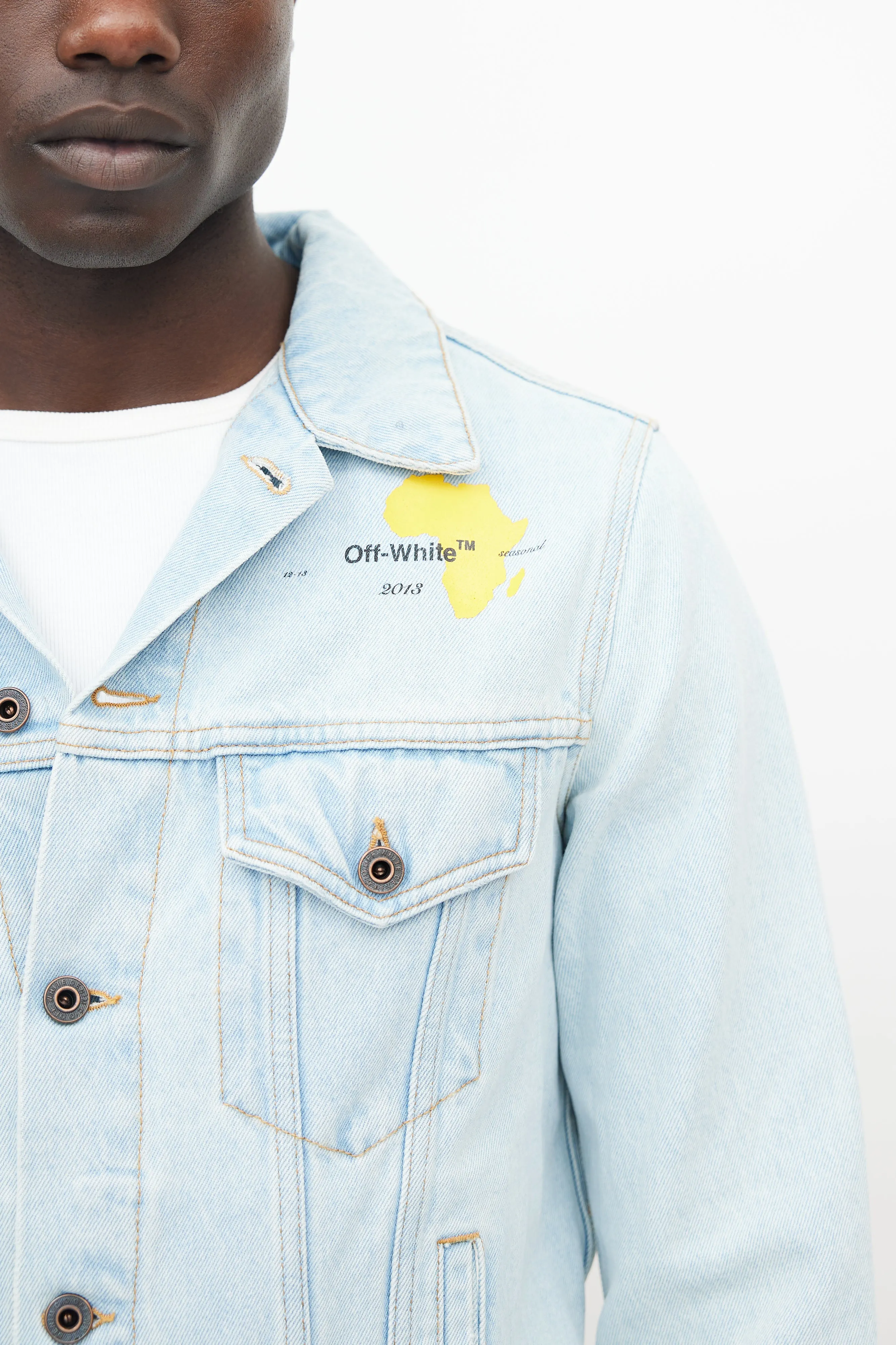 Blue Denim Logo Jacket