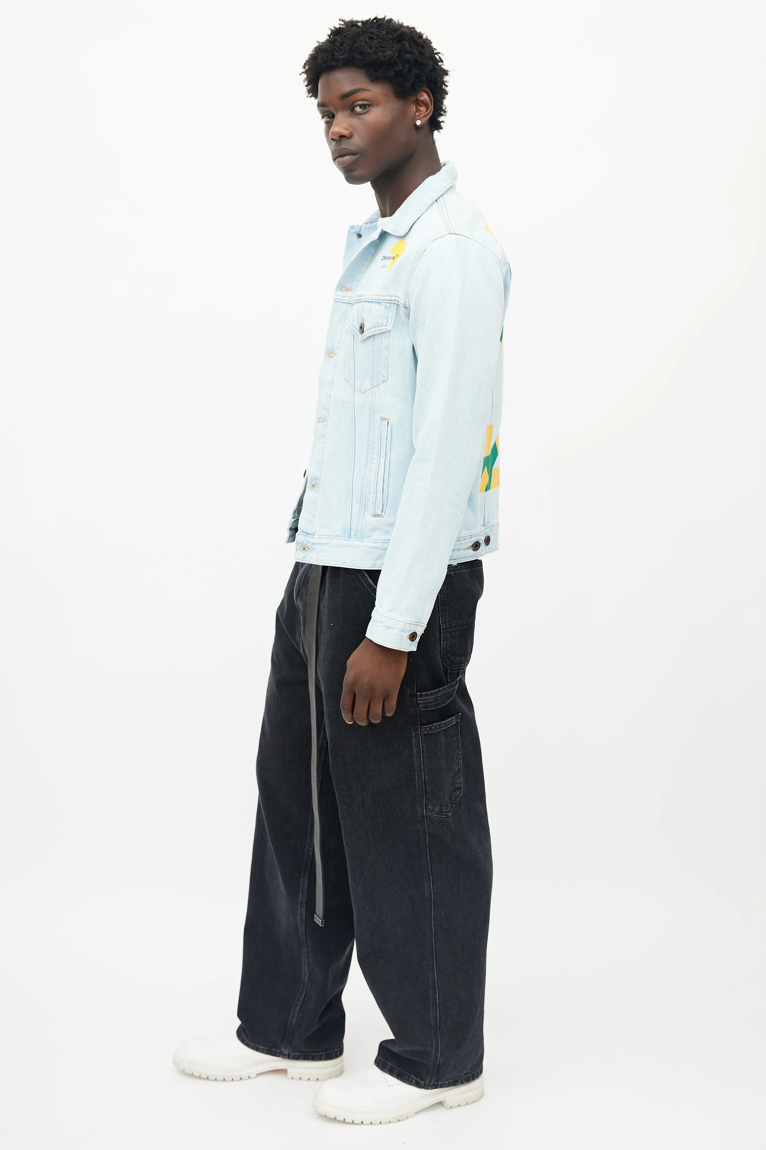 Blue Denim Logo Jacket