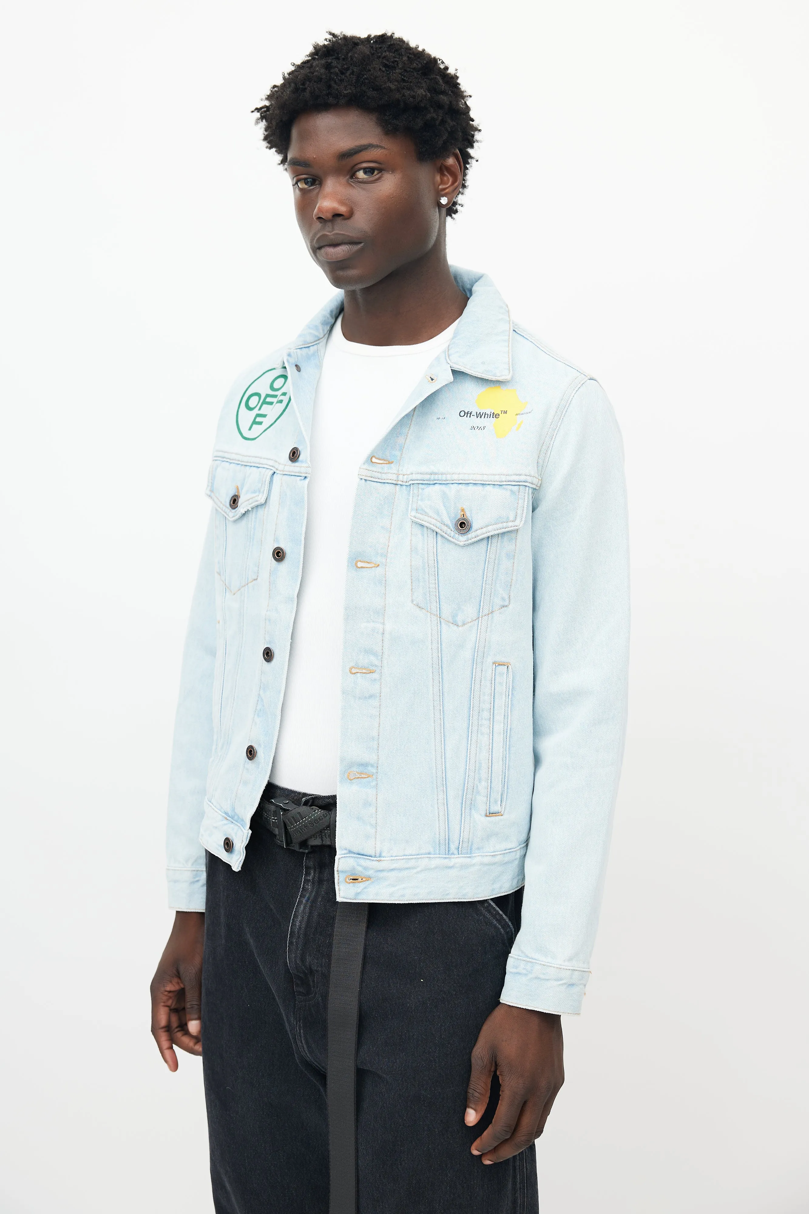 Blue Denim Logo Jacket