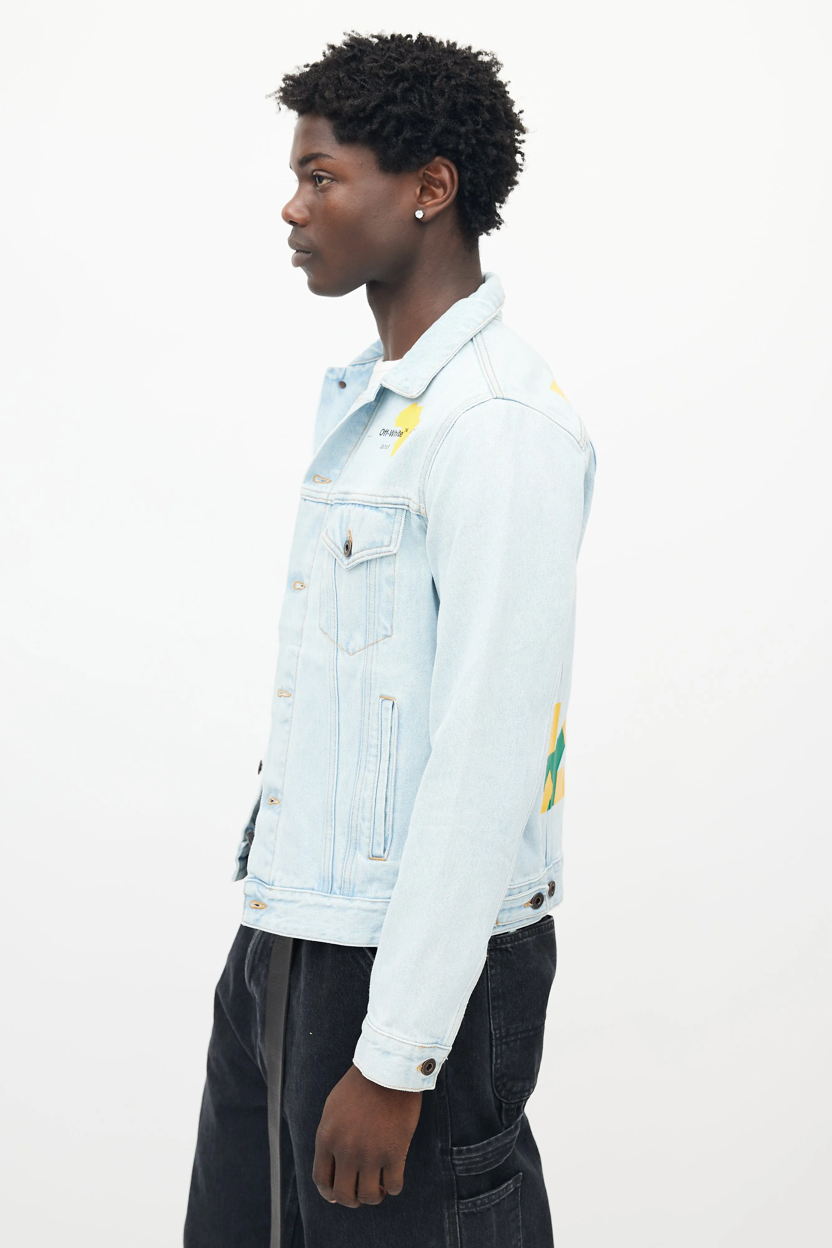 Blue Denim Logo Jacket