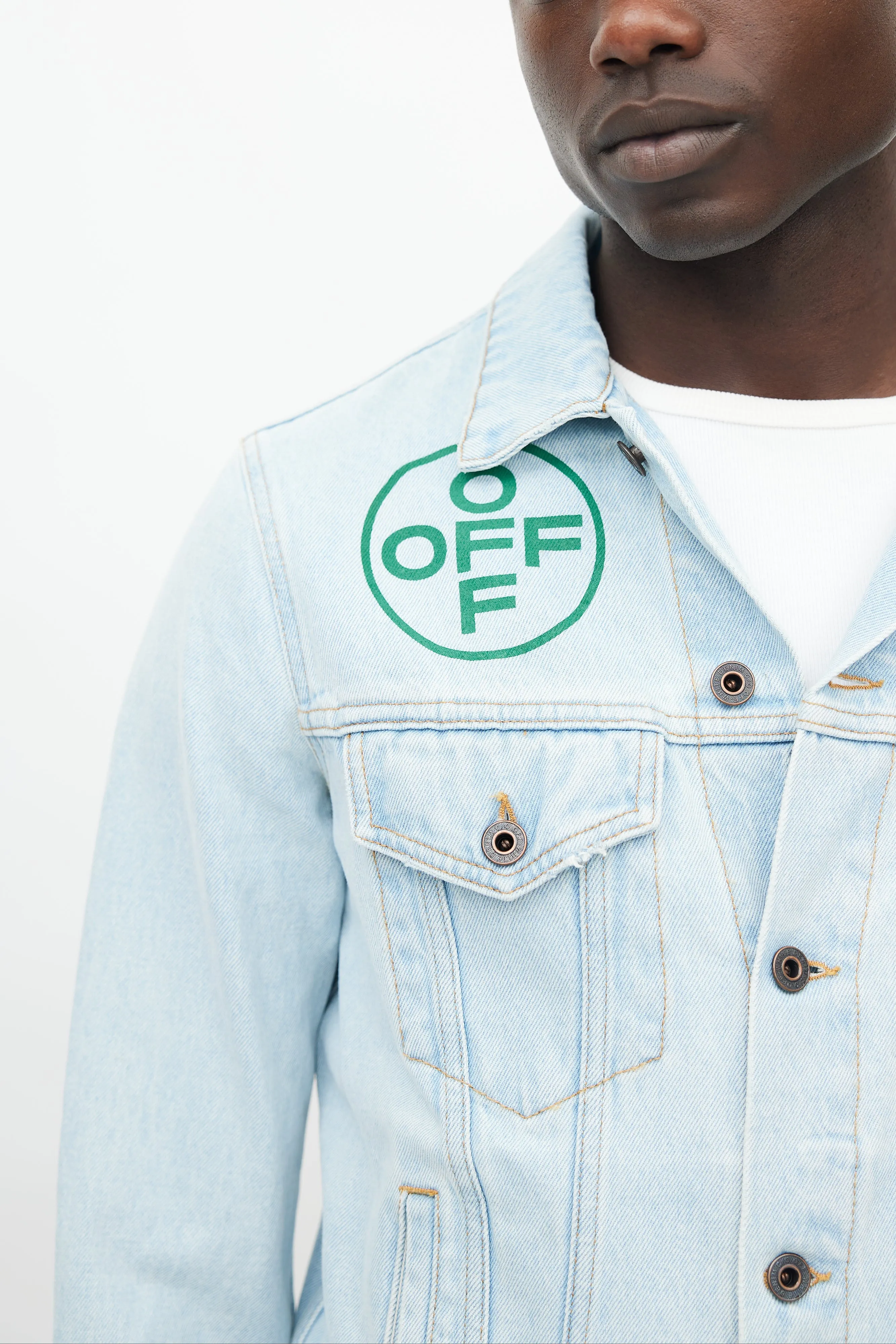 Blue Denim Logo Jacket
