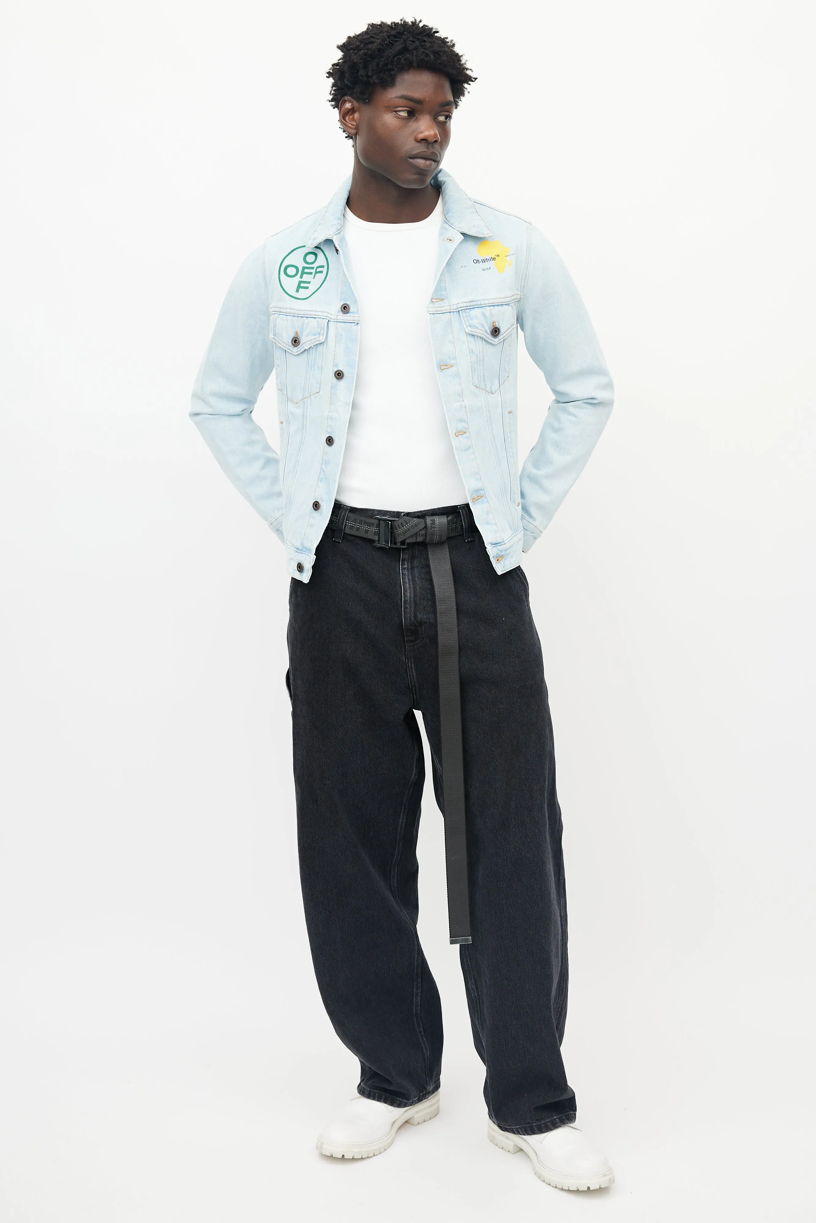 Blue Denim Logo Jacket