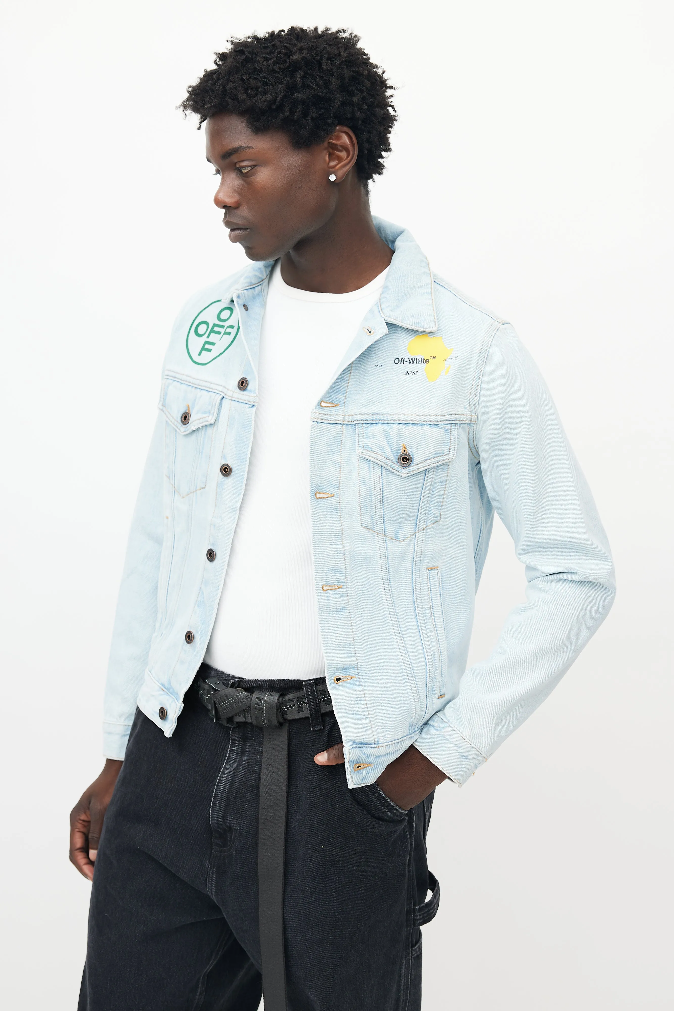 Blue Denim Logo Jacket