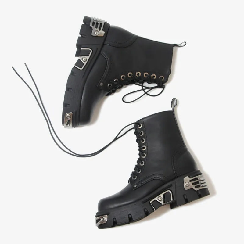 Chunky Gothic Ankle Boots