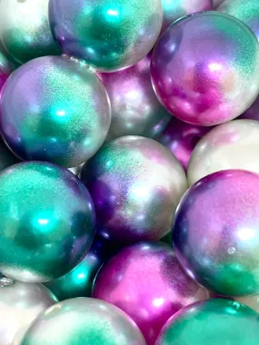 Chunky Mermaid Beads for Jewelry Making, Mermaid Party Decoration, 20mm Chunky Beads for Jewelry Making, Chunky Necklace