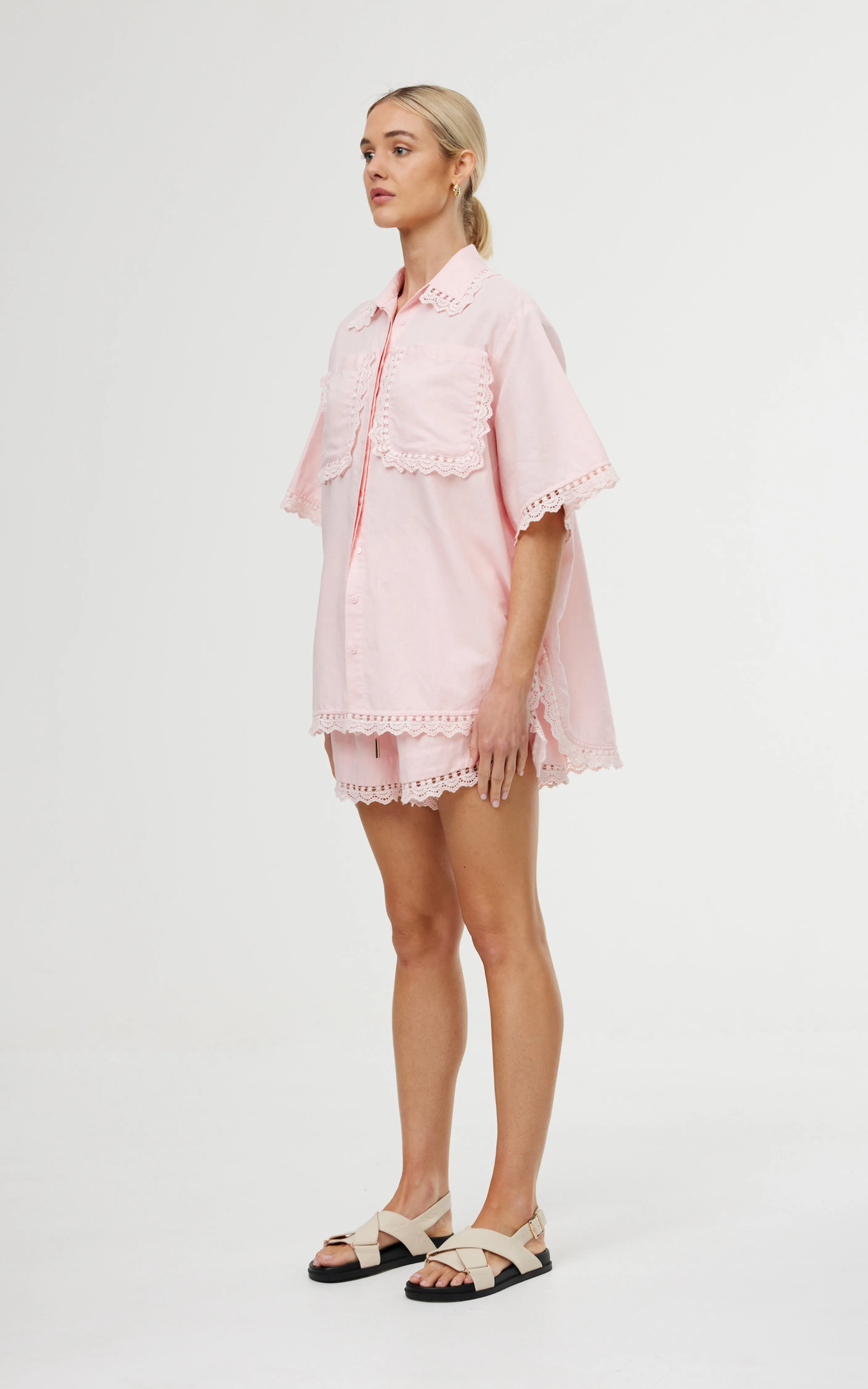 Evie Shirt - Blush