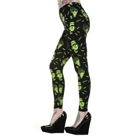 Frankenstein and Bride Womens Leggings