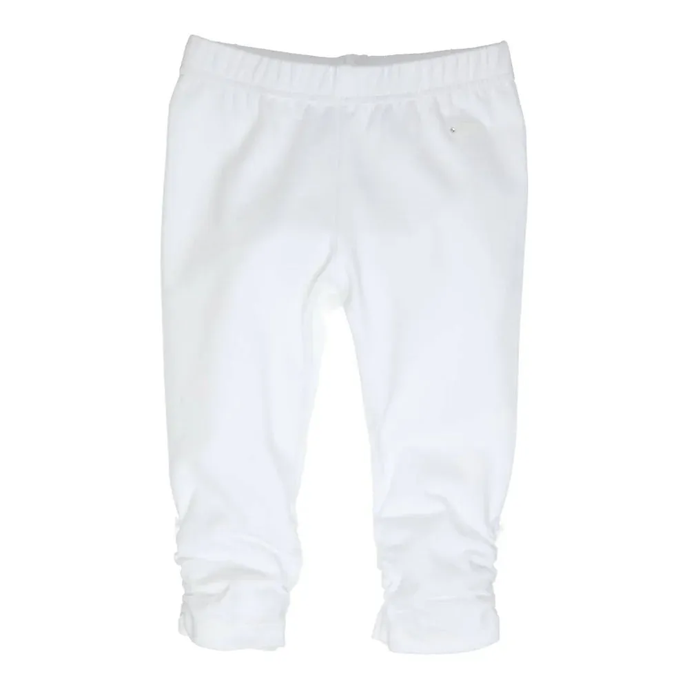 Girls White GYMP Leggings 5437