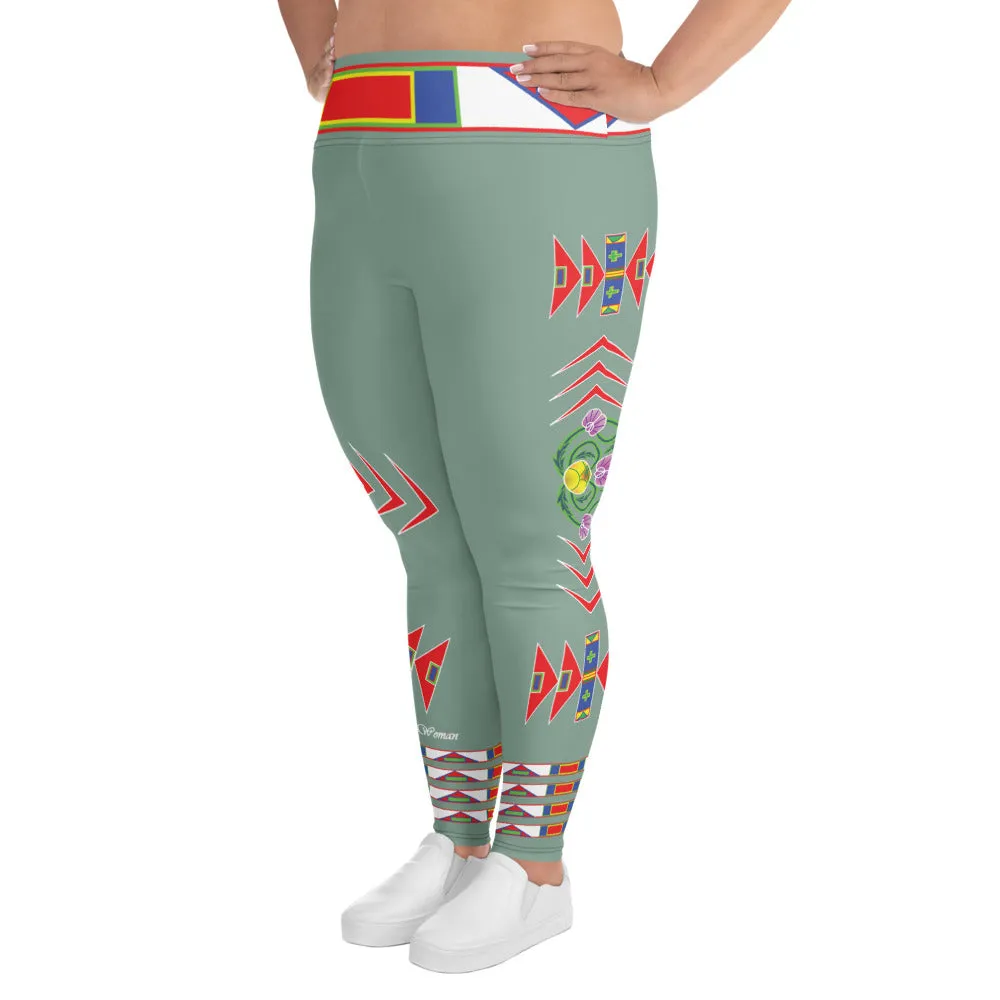 Gratitude Moss Plus Size Leggings