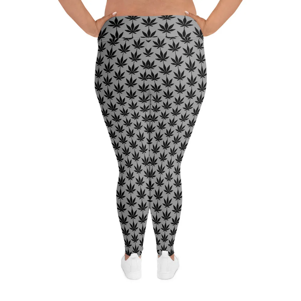 Gray Plus Size Leggings