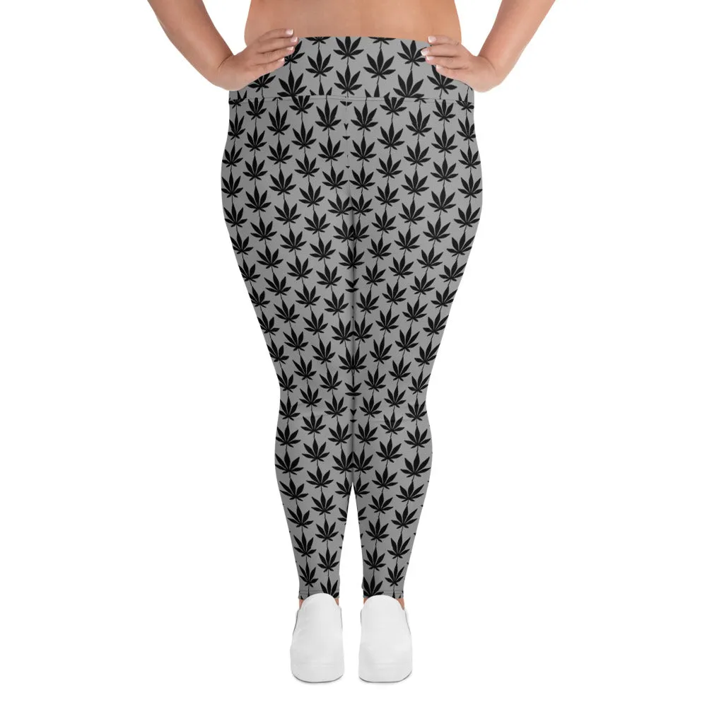 Gray Plus Size Leggings