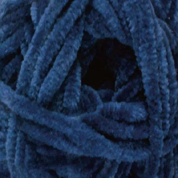 James C Brett Flutterby Chunky - B32 - Navy - 100g  Chenille Plush