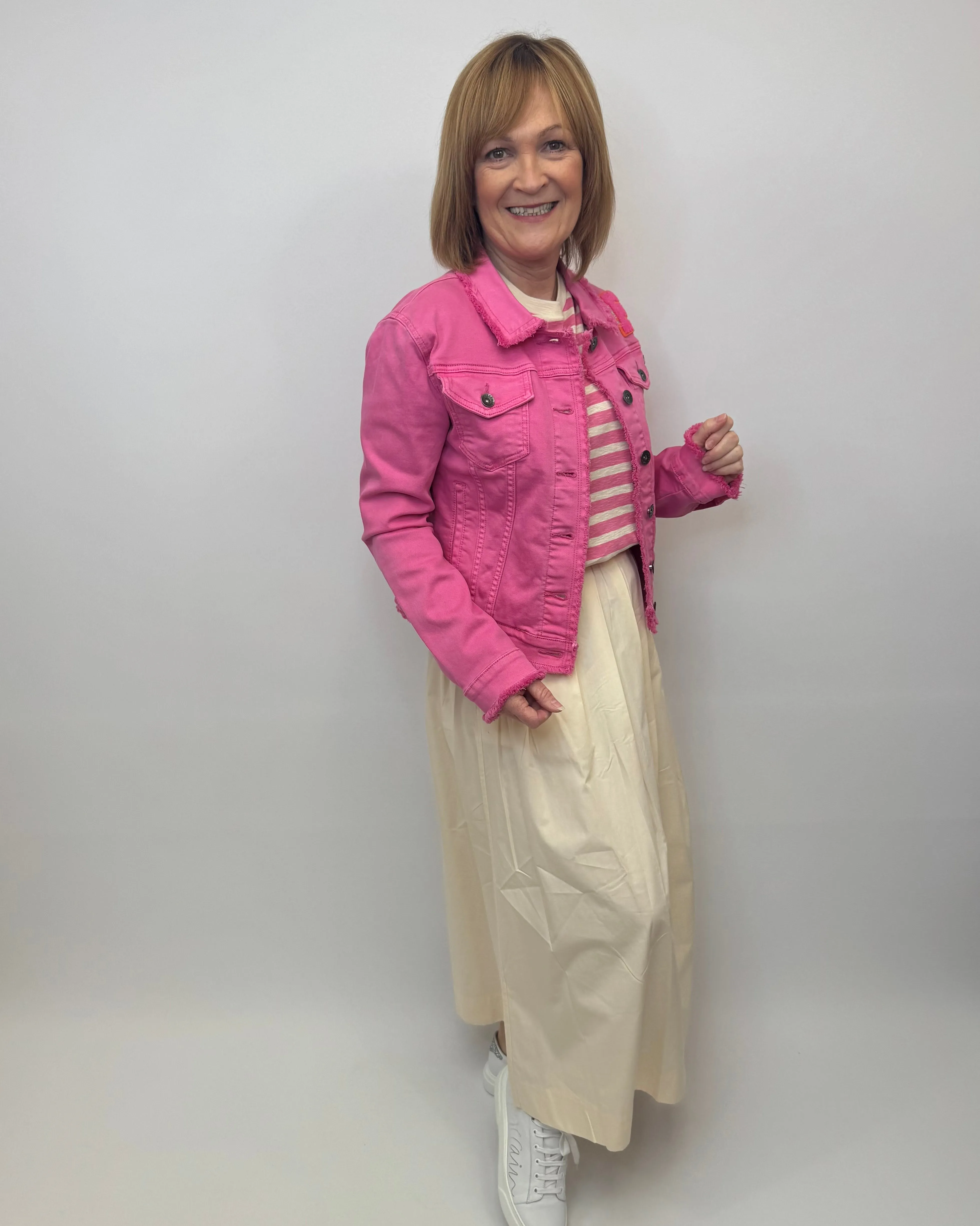 RICH NAD ROYAL Cream A-Line Skirt