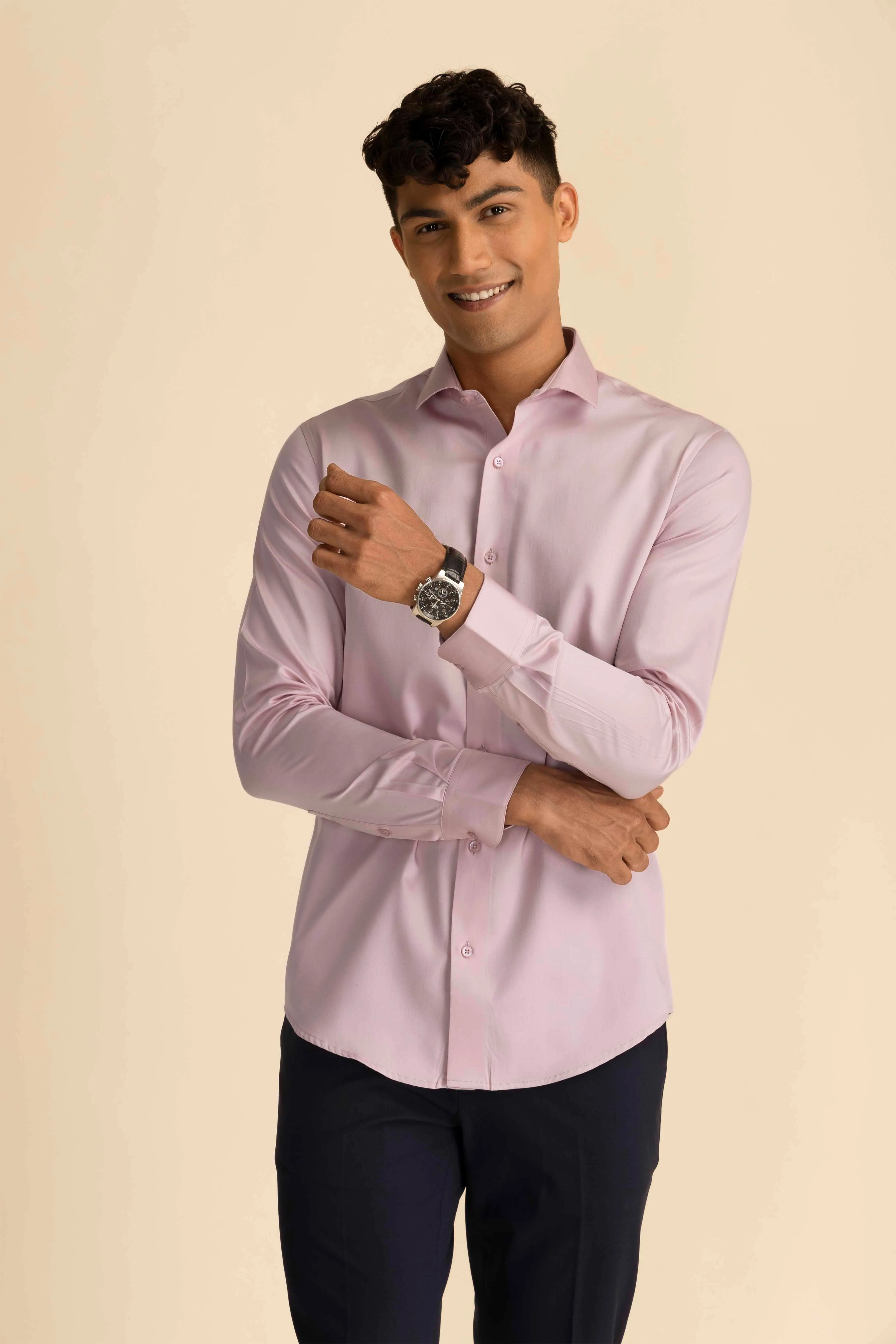 Rose Sateen Shirt