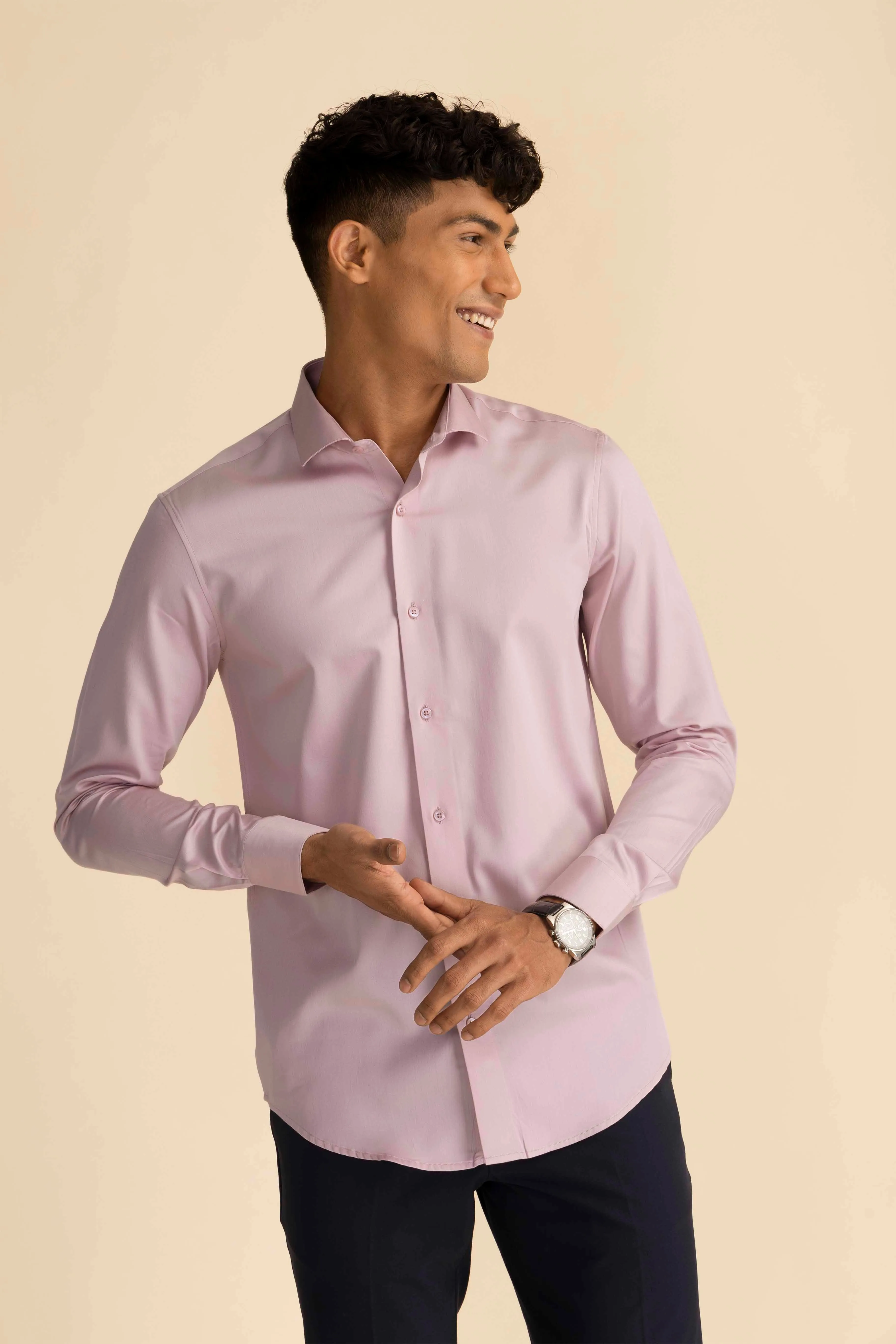 Rose Sateen Shirt