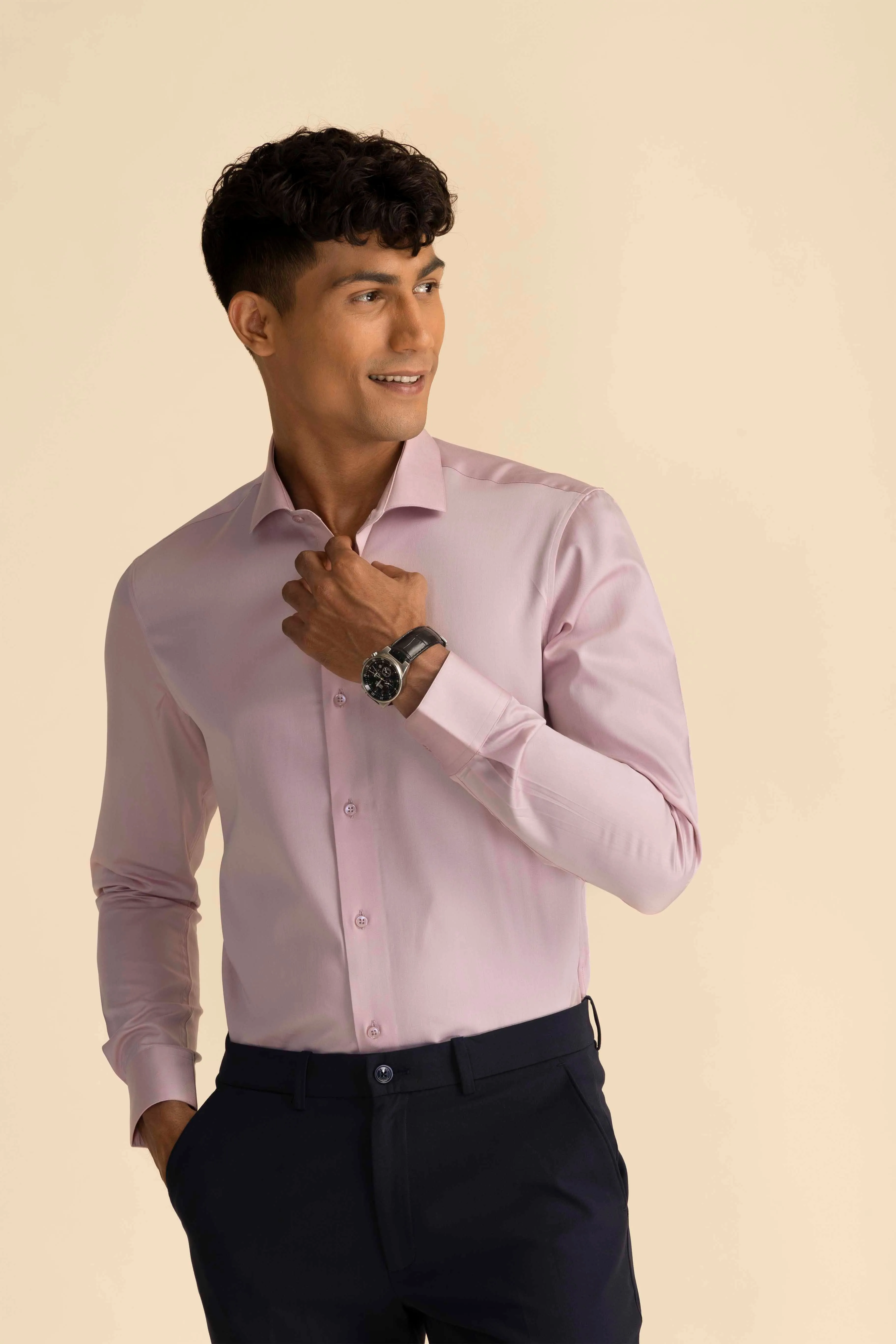 Rose Sateen Shirt