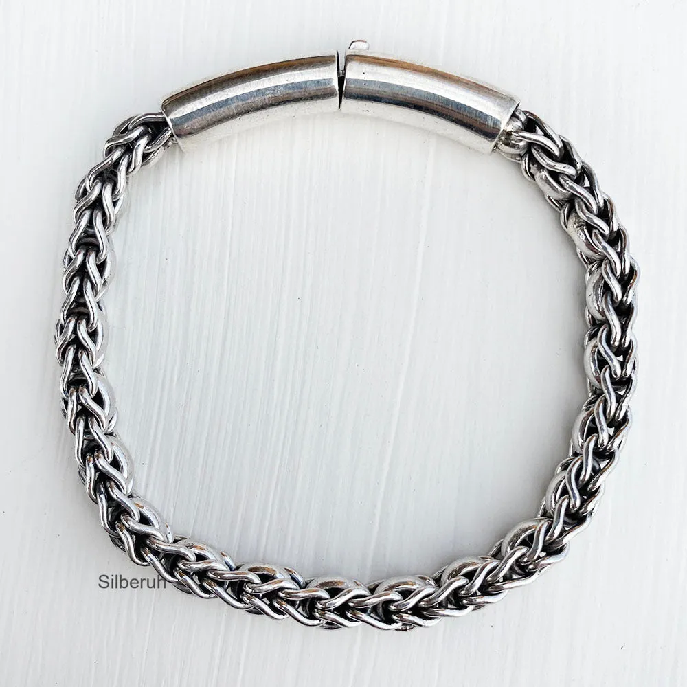 Silver Filigree Unisex Bracelet
