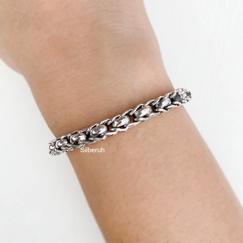 Silver Filigree Unisex Bracelet
