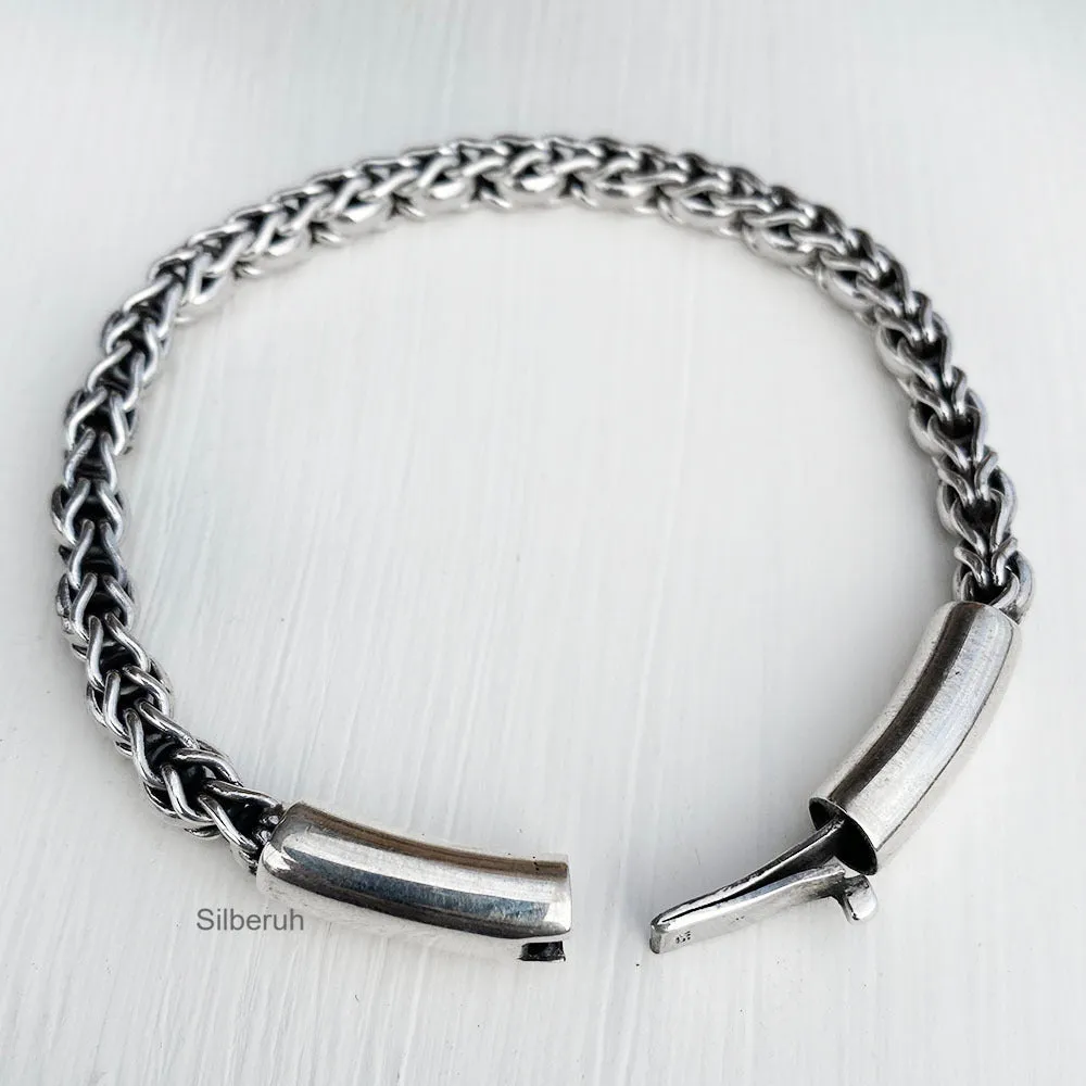 Silver Filigree Unisex Bracelet