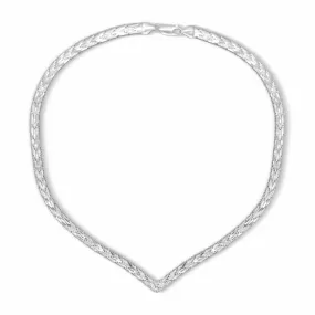 Silver Herringbone Chain